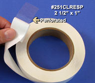 251CLRESP Clear Glossy Seals ProLabel.com