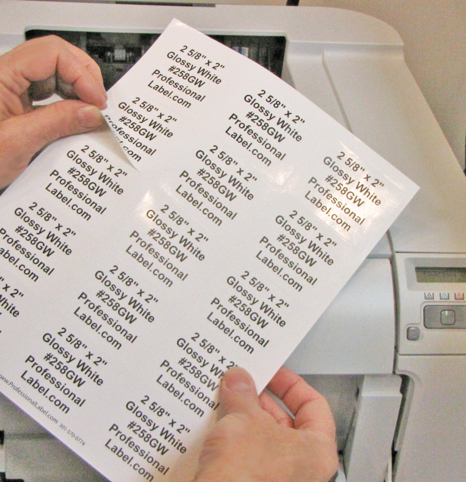 Glossy Labels High Gloss Labels For Inkjet Or Laser Printers